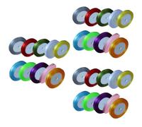30 Rolls Polyester Wrapping Ribbon for Crafts Wedding Party