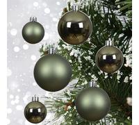 30 rosemary christmas baubles - round decorations - christmas tree hanging ornament - 4cm 40mm 5cm 50mm 6cm 60mm baubles - matt & gloss finish - tree wreath garland decorations.