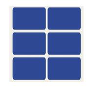 30 Royal Blue Stickers - Sticky Coloured Self Adhesive Labels for Colour Coding