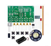 30-Second Voice Recording Circuit Kit For Educational Soldering Projects Featuring Microphone Speaker LED Indicators And Functional Controls(B)