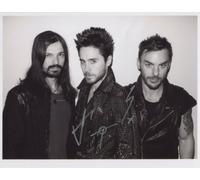30 Seconds To Mars FULLY SIGNED Photo 1st Generation PRINT Ltd 150 + Certificate (1)