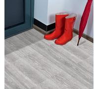 30 Self Adhesive Vinyl Floor Tiles Grey Wood Effect Wooden Bathroom Kitchen Lino