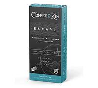 30 Seriously Tasty Plastic Free & Compostable Coffee Capsules - Nespresso Compatible (Escape)