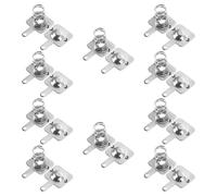 30 Sets Aaa Battery Spring Terminals Iron Snap-in Connectors