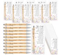 30 Sets Inspirational Gift Bulk Employee Appreciation Gifts Motivational Quotes Pens Inspirational Ballpoint Pens with Greeting Cards Thank You Gifts for Colleagues Coworker Staff Nurse Teacher Women