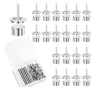 30 Sets Magnetic Push Pins - Strong Thumb Tacks for Cork Board, Map, Picture, Poster - Decorative Magnets