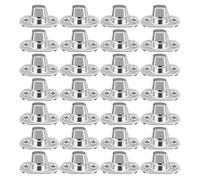 30 Sets Metal Snap Button Fastener Kit with Screw Mounts for Canvas, Turn Button Eyelets and Studs for Marine, Sailboats, RVs, and Caravan Fabric Applications Practical design