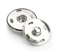 30 Sets Snap Fasteners Metal Press Studs Sew on Snap Button for Clothes Sewing Craft DIY Craft Projects (25MM)