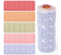 30 Sheet Reusable Kitchen Roll, 10'' Paperless Towels Paper Roll on a Tube, Washable Cotton Cleaning Cloths, Eco-Friendly Zero Waste Paper Towel Alternative for Home & Kitchen Wiping(Set C)