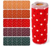 30 Sheet Reusable Kitchen Roll, 10'' Paperless Towels Paper Roll on a Tube, Washable Cotton Cleaning Cloths, Eco-Friendly Zero Waste Paper Towel Alternative for Home & Kitchen Wiping(Set E)