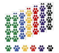 30 sheets 240pcs Dog Paw Glitter Temporary Tattoos, Paw Print Tattoo Face Tattoos Sticker Dog Paw Body Tattoos for Women Girls Face Body Accessories