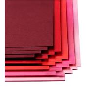 30 Sheets A4 Colored Cardstock - 5 Red/Pink Shades, 200gsm, Double-Sided, for Origami, Scrapbook, DIY Art for Writing Drawing Scrapbooking