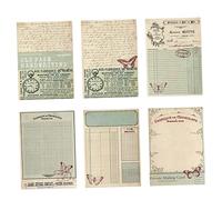 30 Sheets Antique Scrapbooking Paper Paper Sheets for Scrapbooking Journal and Card Making Art Craft Project Traditional Writing Materials Supplies