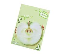 30 Sheets Artistic Fruit Note Pad Fruit Series Sticky Notes Adhesive Sticky Note Lovely Memo Pad School Supplies