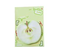 30 Sheets Artistic Fruit Note Pad Fruit Series Sticky Notes Adhesive Sticky Note Lovely Memo Pad School Office Supplies