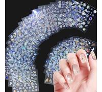 30 Sheets Aurora Nail Art Stickers Decals Self Adhesive Star Heart Moon Flower Nail Supplies Kids Nail Stickers Art Design Decoration Accessories