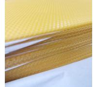 30 Sheets Beeswax Foundation for Use in Beehive Frame Assembly and Traditional Candle Dipping or Rolling Methods