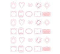 30 Sheets Decorative Paper Scrapbooking Framework Notepad Retro Message Note Pad Craft