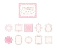 30 Sheets Decorative Scrapbooking Paper Flower Embossed Note Paper for Journal Planners Card Making Art Project Embossed Scrapbooking