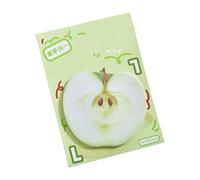 30 Sheets Fruit Series Sticky Notes Adhesive Sticky Pad Artistic Fruit Memos Pad Lovely Note for School Office
