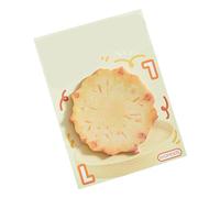 30 Sheets Fruit Series Sticky Notes Adhesive Sticky Pad Artistic Fruit Memos Pad Lovely Note for School Office
