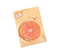30 Sheets Lovely Sticky Note Simple Memos Pad Easy to Write Artistic Fruit Note Pad Fruit Series Sticky Notes