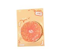 30 Sheets Lovely Sticky Note Simple Memos Pad Easy to Write Artistic Fruit Note Pad Fruit Series Sticky Notes