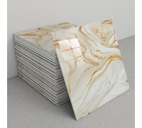 30 Sheets Peel and Stick Backsplash, 30x30cm Stick on Backsplash Tile Stickers Self Adhesive Backsplash Tile for Kitchen Bathroom Laundry Room(C8)