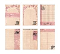 30 Sheets Retro Lightweight Paper Retro Themes Scrapbooking for Journal Decoration Letter Writing Card Making Antique Fashion Notebook