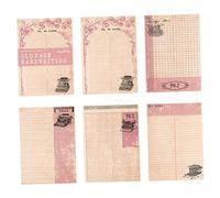 30 Sheets Retro Patterned Notebook Scrapbooking Decorative Paper for Card Making Journal Planner and Letter Writing Antique Fashion Notebook Paper