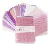 30 Sheets Scrapbook Lace Mesh Handmade Textured Paper 6x8in - Openwork Craft for Scrapbooking, Journaling Supplies, Decorative Projects (Rose)