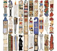 30 Sheets/Set Irregular Book Markers Retro Reading Page Markers Creative Bookmarks Paper Bookmarks for Book Reading