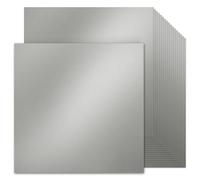 30 Sheets Silver Card 12 x 12 Inch, Silver Shiny Card (30.5x30.5 cm)