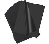 30 Sheets Tracing Paper Black Carbon Paper for Tracing Artist Work A4 Graphite Paper Carbon Transfer Paper for Tracing on Wood/Paper/Canvas (8.5 in by 11 in)