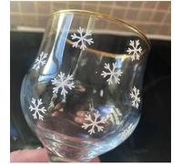 30 Silver Mini Snowflakes for Crafting Christmas Vinyl Decal Sticker DIY Glitter Wine Bottle Glass