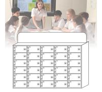 30 Slot Wall Mounted Phone Sto Locker Secure Desktop with Loc & Keys for Offices Schools and Public Spaces Space Saving le Device Safe Box