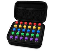 30 Slots Peptide Vial Case for Fridge, Fits 1ml to 3ml Vials for Peptide, Insulin and GLP-1 Storage for Small Vials, Beauty Ampoules, Serum Bottles, Home Refrigerator, Skincare Studio, Lab and Travel