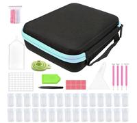 30 Slots Storage Container For Diamond Art Kits Diamond Art Storage Case Shockproof Organizer And Accessory Box Rhinestone Art Storage Case Bead Storage Boxes For Diamond Painting Accessories Tools