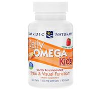 (30 softgels) Daily Omega Kids, Natural Fruit Flavor - 30 softgels