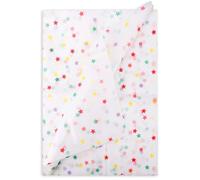 30 Star Sheets, 50x35cm Gift Wrapping Paper - Colorful Star Pattern Decorative Tissue Paper for Christmas, Wedding, Birthday Party & DIY Crafts