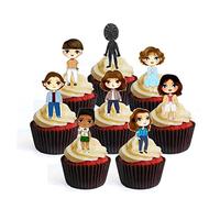 30 Strange Kids Theme #4 Edible Cupcake Toppers - FULL SET - 16 Characters! Stand Up Wafer Cake Decorations