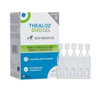 30 Thealoz Duo Gel (Single Dose Vials) Eye Drops - Long-Lasting Relief Day & Night for Dry, Tired & Sore Eyes | Gentle, Preservative-Free Gel | 30 Single Dose Units