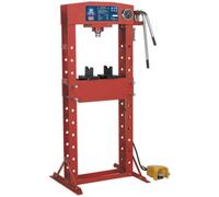 30 Tonne Floor Type Air Hydraulic Press - Sliding Ram Assembly - Foot Pedal