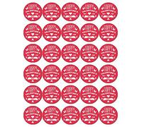 30 Valentines Love Hearts Cupcake Toppers Edible Wafer Paper Fairy Cake Toppers Birthday Cakes