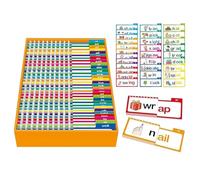 30 Word Family Interactive Flip Book - Phonics Games Build & Learn Tool for Reading Fluency, Rhyming & Sight Words Educational Reading Book
