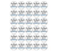 30 Worlds Best Grandad Cupcake Toppers Edible Wafer Paper Fairy Cake Toppers Birthday Cakes