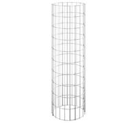 vidaXL Circular Gabion Pole Galvanised Steel Ø30x100 cm