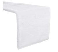 30 x 120 cm Table Runner White Christmas Faux Fur Table Runner Christmas Table Decoration Runner Rug Winter Christmas Decoration Wedding Dining Table Decoration