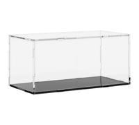 "vidaXL Transparent Acrylic Display Box - Lightweight and Durable - Easy to Assemble - Dustproof Design - Ideal for Displaying Collectibles, Toys, and Models"