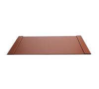 30" x 18" Leather Desk Blotter with Side Rails for Writing Leather Executive Desk Pad Protector Desk Mat for Office Home Workplace Brown